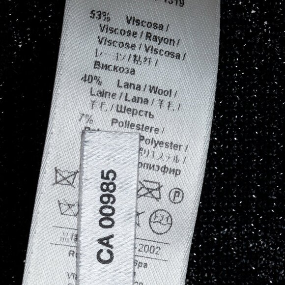 Roberto Cavalli Black Metallic Knit Cardigan - Picture 11 of 12